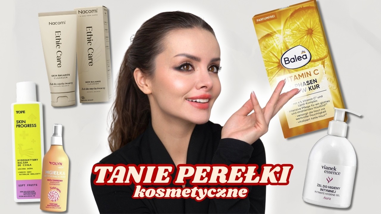 5 TANICH PEREŁEK KOSMETYCZNYCH z drogerii DM i Hebe 💛 Czy warto kupić?