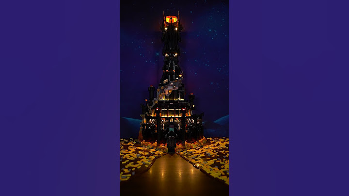 Lightailing Light Kit For Lego  The Lord of the Rings: Barad-dur 10333