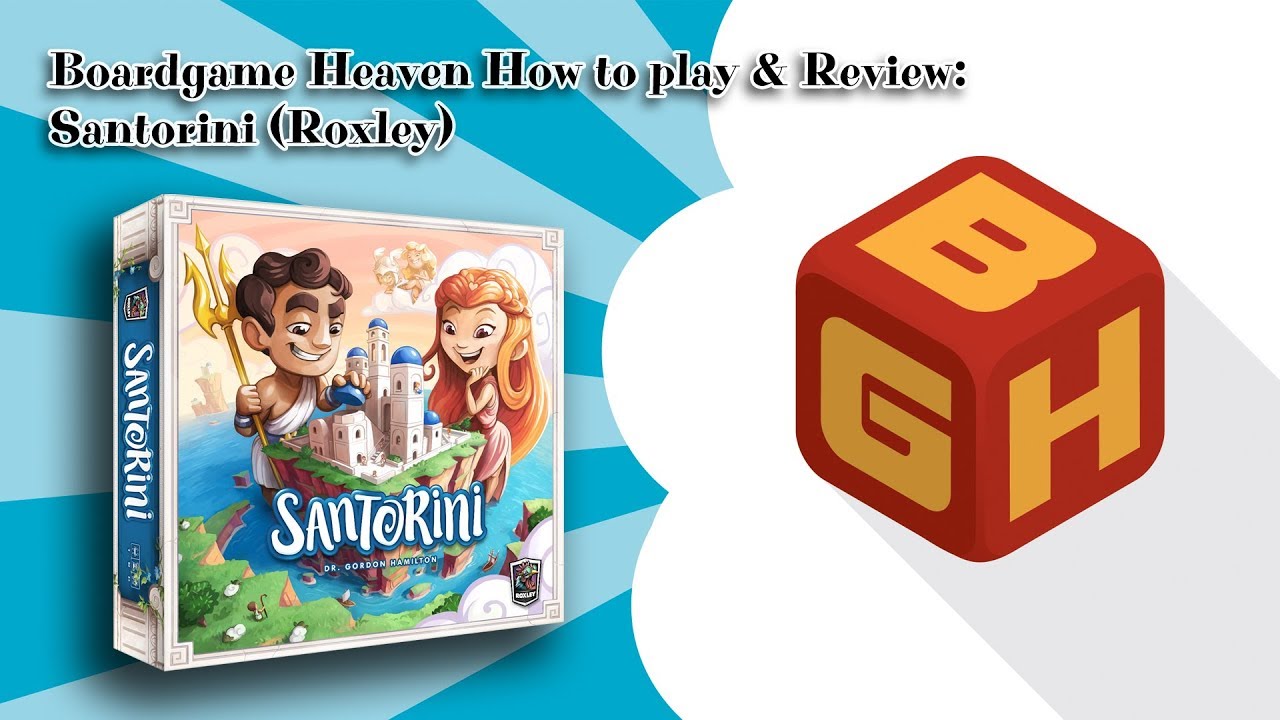 Board Game Heaven Unboxing, How To Play & Review 77: Santorini (Roxley Games)