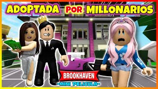 ADOPTADA POR MILLONARIOS🤑Brookhaven Roblox Mini Pelicula(Historias en español)Las aventuras de Mandy