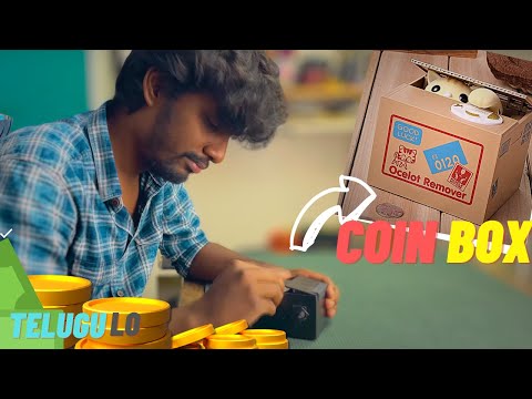 Making A Cat Coin Box: A Fun And Easy Craft Project // In Telugu
