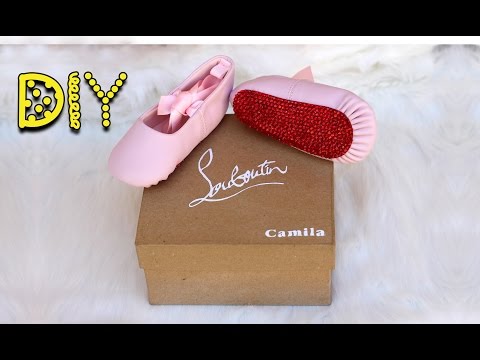 DIY Bling Baby Red Bottoms & Shoe Box - Christian Louboutin Inspired