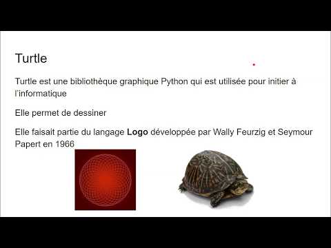 Python 1 - Dessiner avec Turtle en Python
