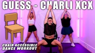 Charli Xcx - Guess Featuring Billie Eilish Chair Accessible Dance Workout By Caleb Marshall