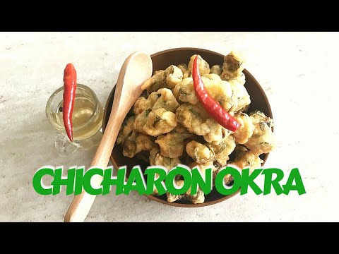 OKRA CHICHARON/ HOW TO MAKE OKRA CHIPS/CRISPY LADY FINGERS RECIPE/ healthy vegetable chicharon/