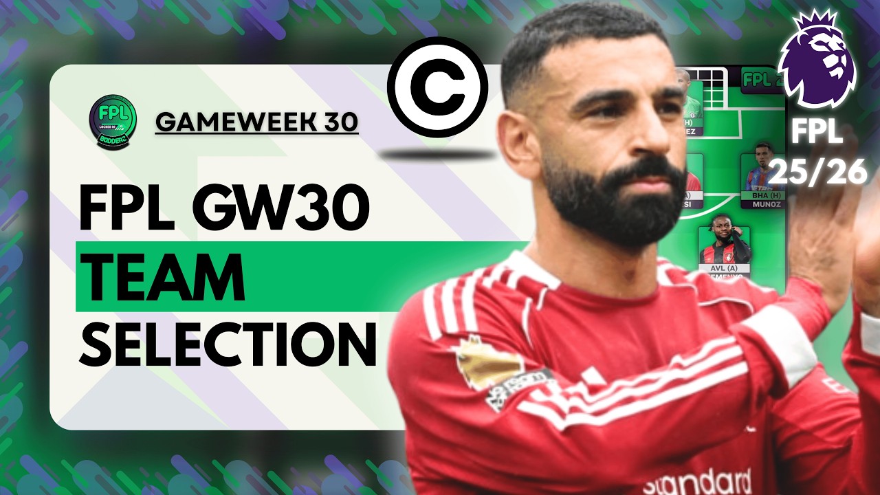 [11K🌍] RANKING THE TOP 8 CAPTAINS FOR GAMEWEEK 30!🎯 - FPL GAMEWEEK 30 TEAM SELECTION🔒 | FPL 25/26
