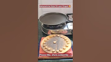 Maharashtrian Style 20 Layer Chapati🤯🤯 #shorts #ytshorts #viralvideo #trending #viral #chapati