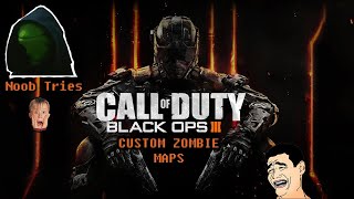 CALL OF DUTY: BLACK OPS 3 CUSTOM ZOMBIE MAPS - #cotd #blackops3 #LIVE