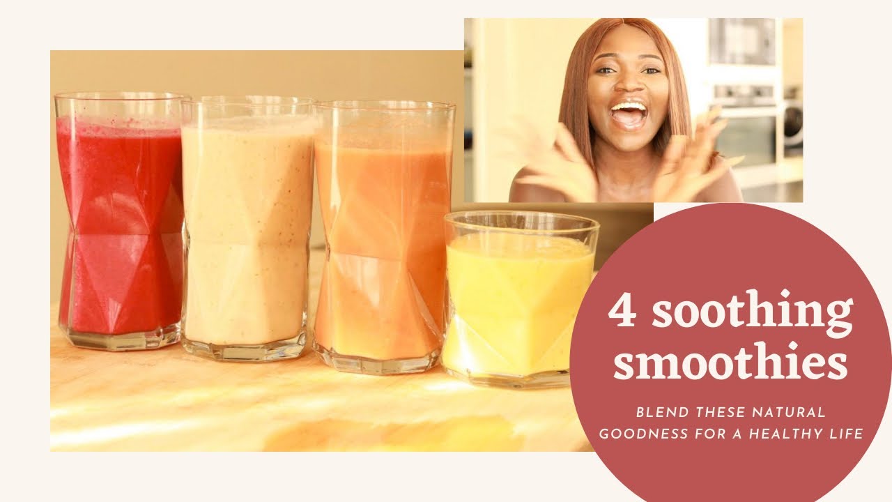 4 HEALTHY SOOTHING SMOOTHIES TO BOOST IMMUNE SYSTEM |EVEN JACKIE - YouTube