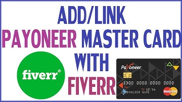 How to add Payoneer Master Card with Fiverr? Link Payoneer card with fiverr(Bangla)