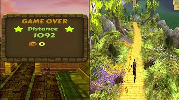 Lost Run vs Run away from temple lost jungle