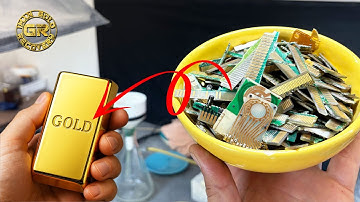 Extracting gold from computer parts | Gold Recovery from Computer Parts