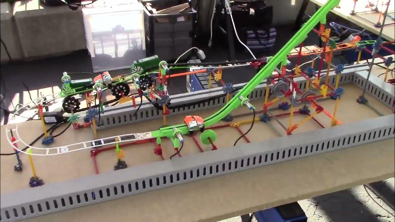 K'enx Model Roller Coaster with PLC Control System YouTube