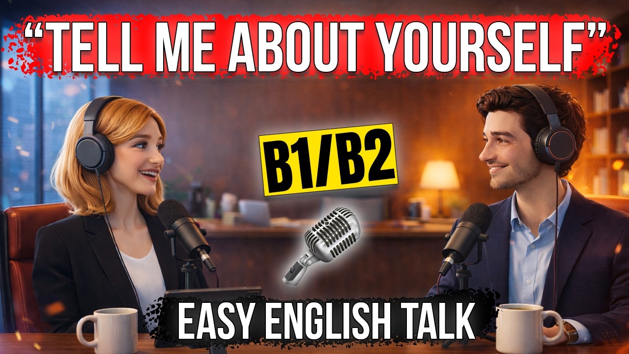 Tell Me About Yourself – Interview English Practice | English Podcast For Learning English