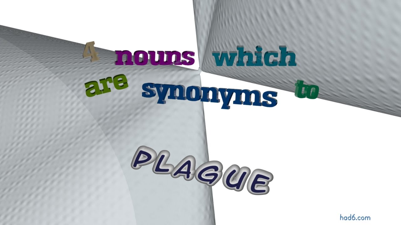 plague 7 nouns which mean plague (sentence examples) YouTube