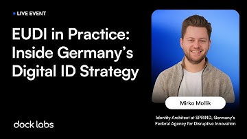 EUDI in Practice: Inside Germany’s Digital Identity Strategy [Live Event]