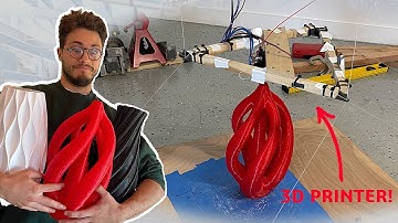 Massive 3D Printer: Hang Printer v3 Build, Mods, and Vases
