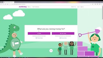 How to set up a Justgiving page