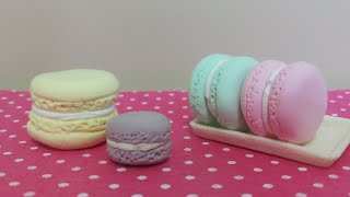 輕黏土教學☆馬卡龍~Softclay tutorial☆Macaron 