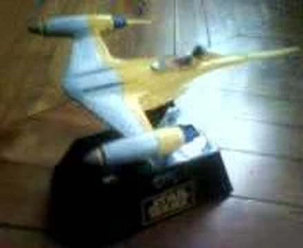 Naboo starfighter alarm clock