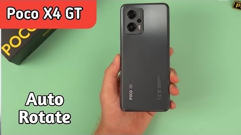Auto Rotate Screen In Poco X4 GT, Rotate Screen Setting In Poco X4 GT, How To Rotate Screen In