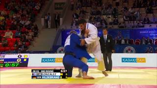 Asley Gonzalez vs Aaron Hildebrand World Judo Championships 2015 - Astana
