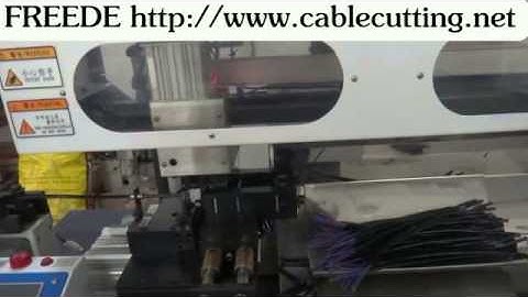 Cable Cutting Machine WPM 950 working video http://www.cablecutting.net