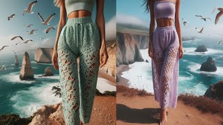 Crochet Pants Designs For Summer (Sharing Ideas) // #Crochetando