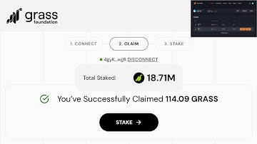 How to claim airdrop rewards on your grass account using your solflare
