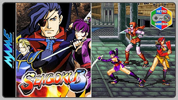 Sengoku 3 Neo Geo Arcade by SNK Longplay. MAME Full game walkthrough