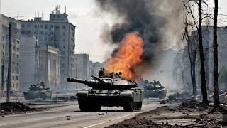 13 Minutes Ago! Looks Awful! Fierce Battle of German Leopard Tanks, Brutally Destroys Russian T-90sm