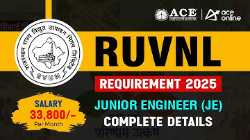 RRVUN Recruitment 2025 Out for Junior Engineer | Get Complete Details | ACE Online