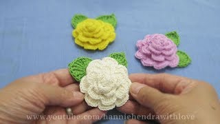 Crochet ||  Cara Merajut Bunga - Flower Crochet || 005