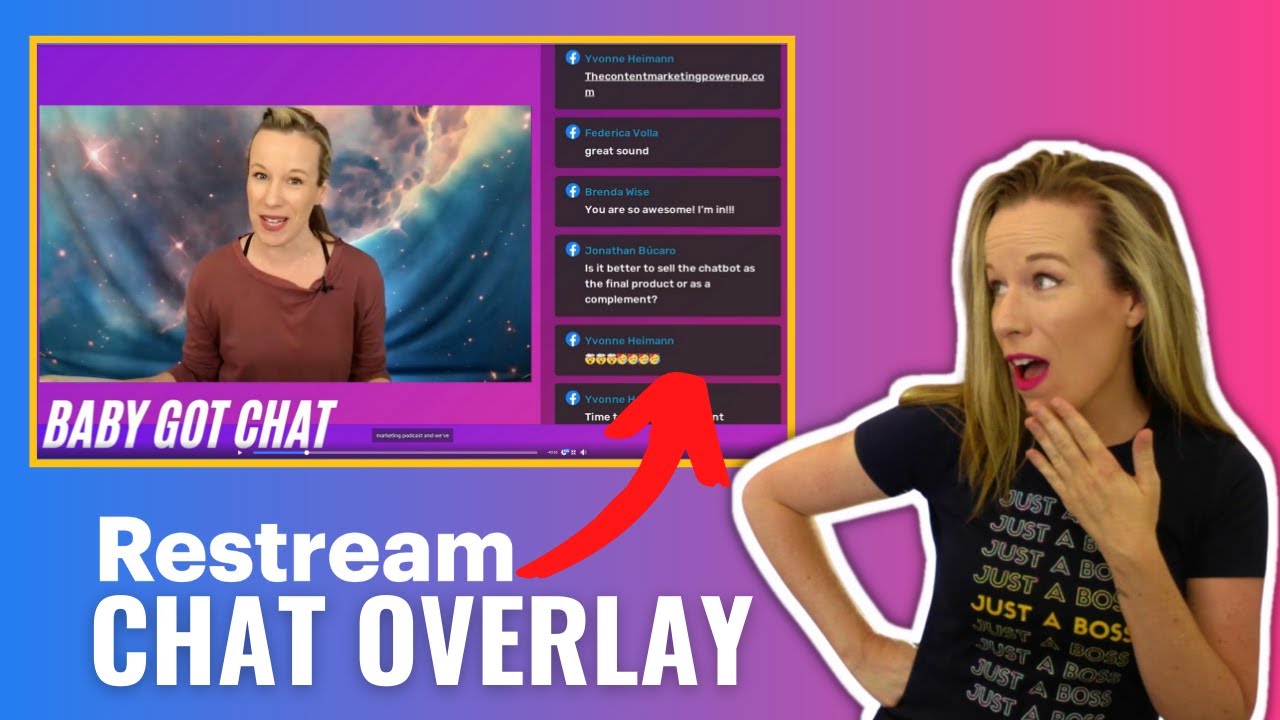 NEW Restream Chat Overlay feature Show your live chat onscreen