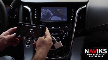 2016 Cadillac Escalade CUE IO5 & IO6 NAViKS HDMI Video Interface Add: Smartphone Mirroring