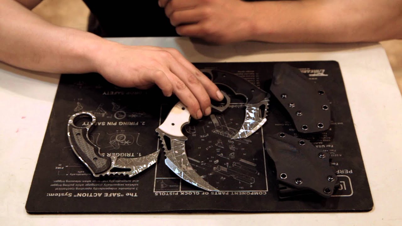 cut testing with new havocworks karambit designs youtube havoc works