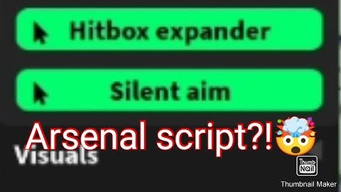 Arsenal script?!!? aimbot esp invisible (Roblox Arsenal)