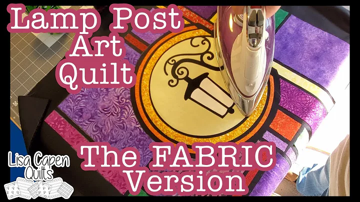 Lamp Post Art Quilt - THE FABRIC VERSION - Free pa...