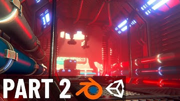 Texturing a Sci-Fi Corridor (Blender and Unity) - Part 2