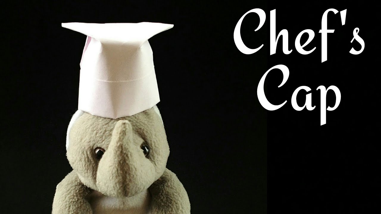 Origami Paper Chef Cap Very Easy To Make YouTube