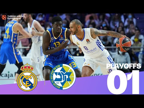 Causeur gives Real a 1-0 lead! | Playoffs Game 1, Highlights | Turkish Airlines EuroLeague