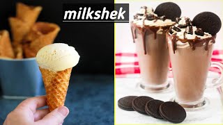 con Ice crim🍦& chocolet🍫wifar milkshake. haw to mak recipe video.(#mr. gazi cooks) viral video mix.