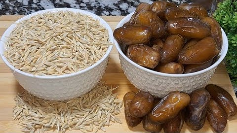قنبلة فيتامينة في رمضان للتخلص من الإرهاق؟ عندك شعير وثمر حضري وصفة الملوك صحية ومفيدة💯
