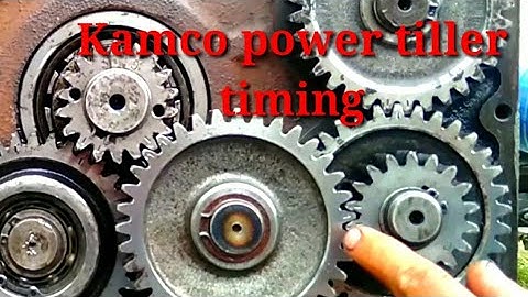 kamco Power tiller timing setting
