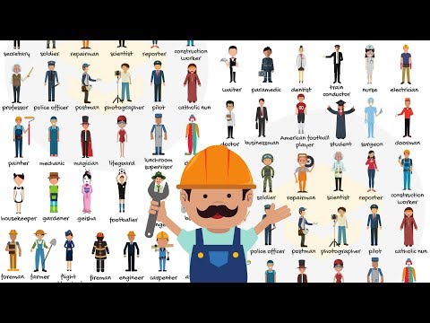 List of Jobs and Occupations in English | Types of Jobs | Learn Different Job Names