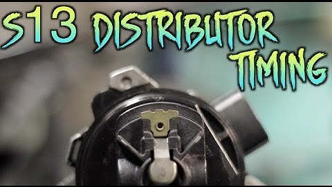 TURBO 240SX BUILD | HOW TO SET DISTRIBUTOR