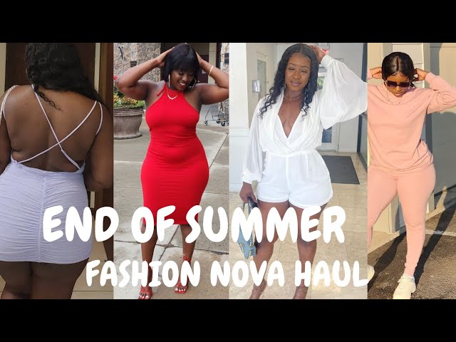 Huge Fashion Nova Try-on Haul - End of Summer Pieces