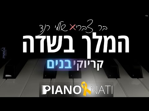 המלך בשדה בר צברי שולי רנד גרסת קריוקי בנים PIANO L NATI 