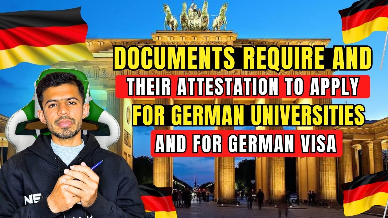 2) 📄 Documents Required for Study in Germany | Bachelor’s & Master’s | Attestation Guide 2025 🇩🇪