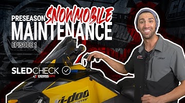 Preseason #snowmobile maintenance | SLED CHECK: Episode 1